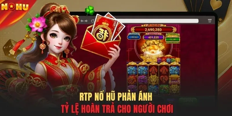 RTP nổ hũ phản ánh tỷ lệ hoàn trả cho người chơi